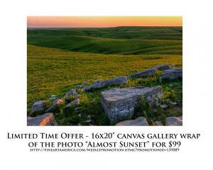 March Print of the Month Special  16 x 20 Canvas Gallery Wrap 